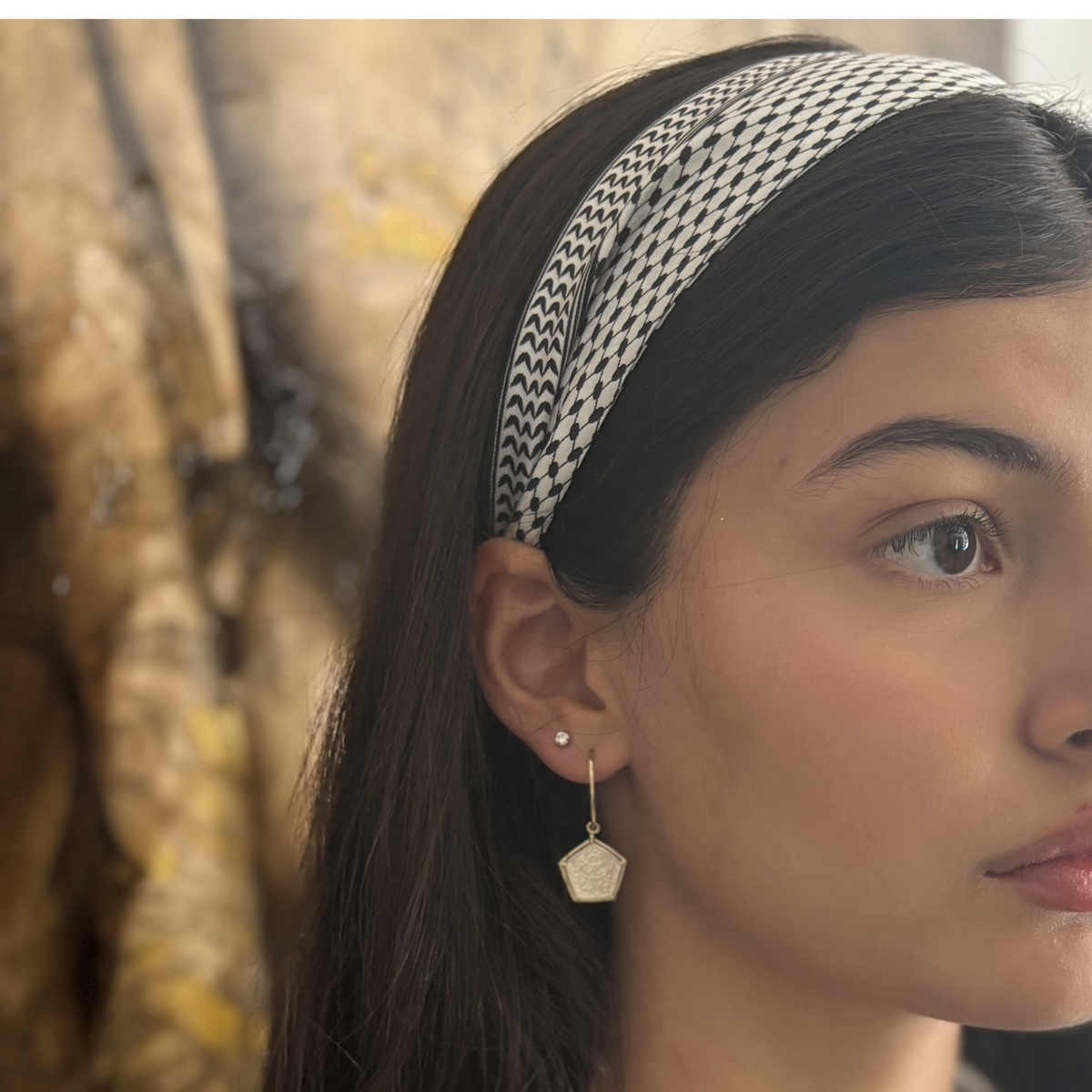 Pure Silk Keffiyeh Twilly