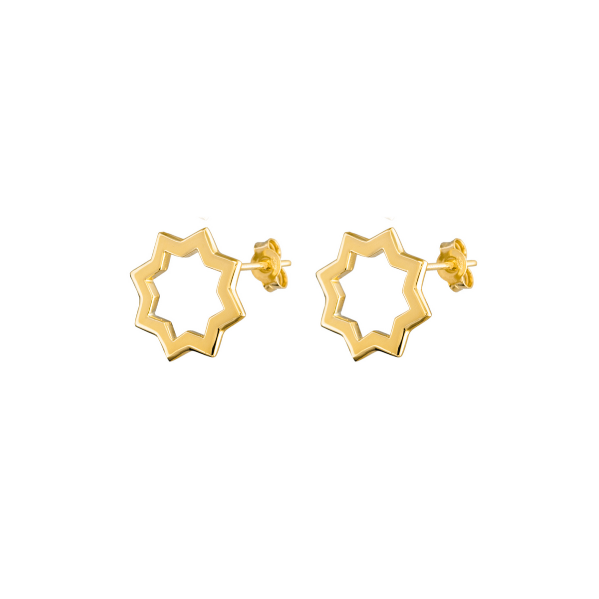 Silhouette Star Studs