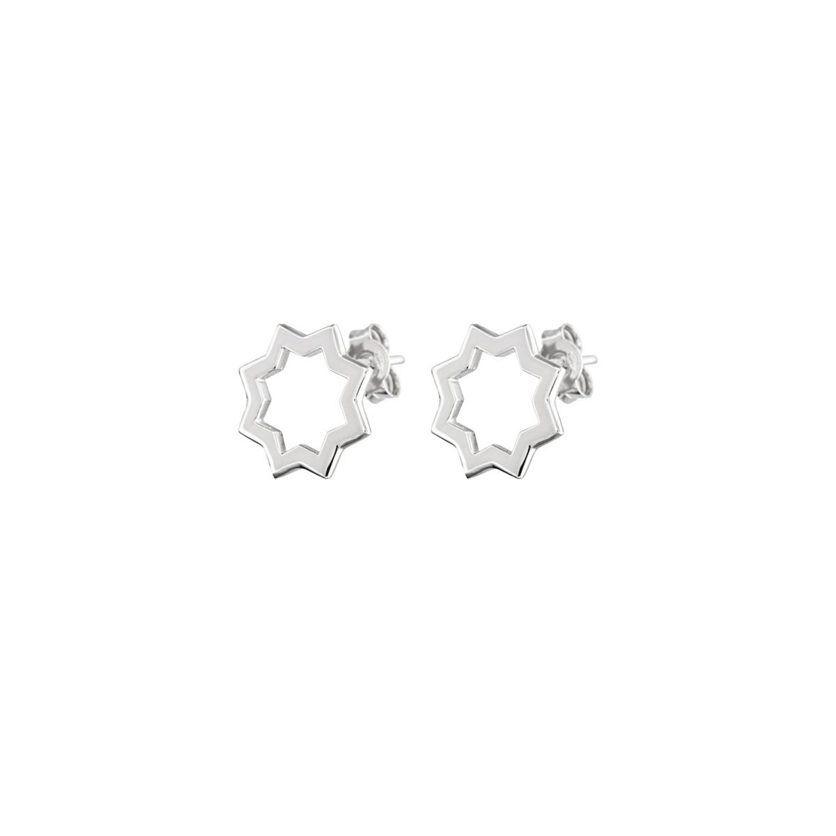 Silhouette Star Studs