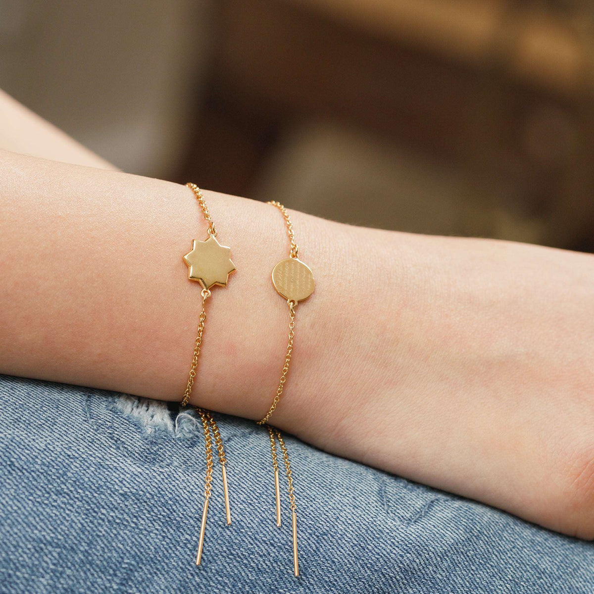 Tiny Dhikr Disc Adjustable Bracelet