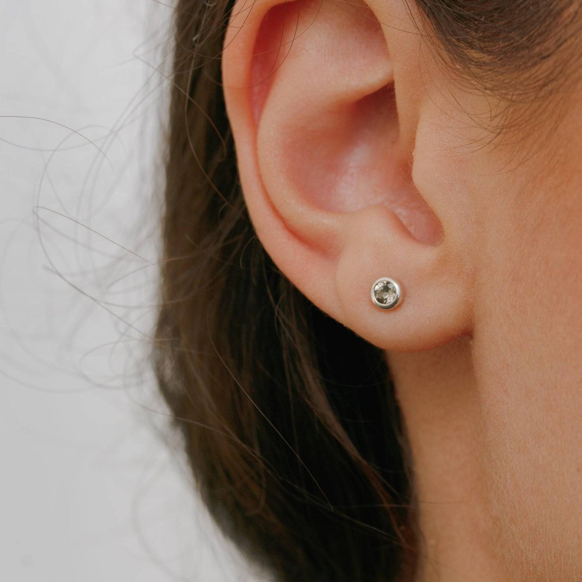 Saghir Gemstone Studs