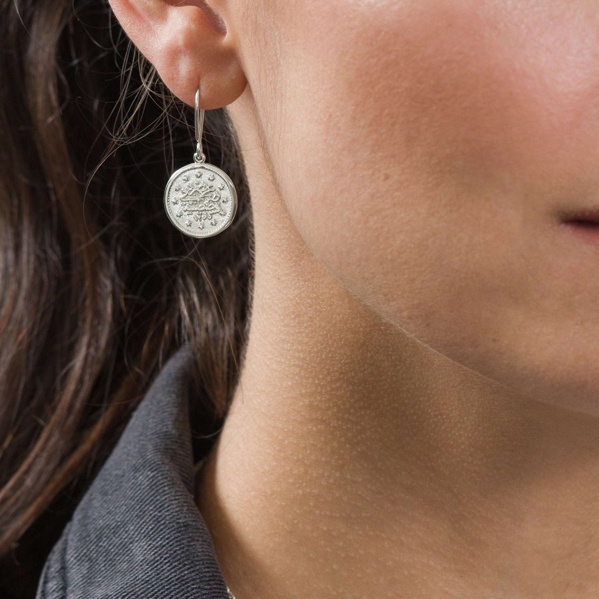 Ottoman Coin Drop Earrings
