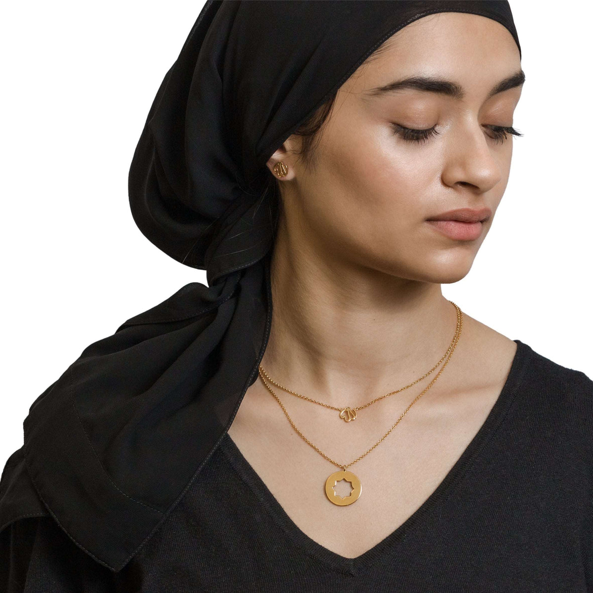 Allah Calligraphy and a Star