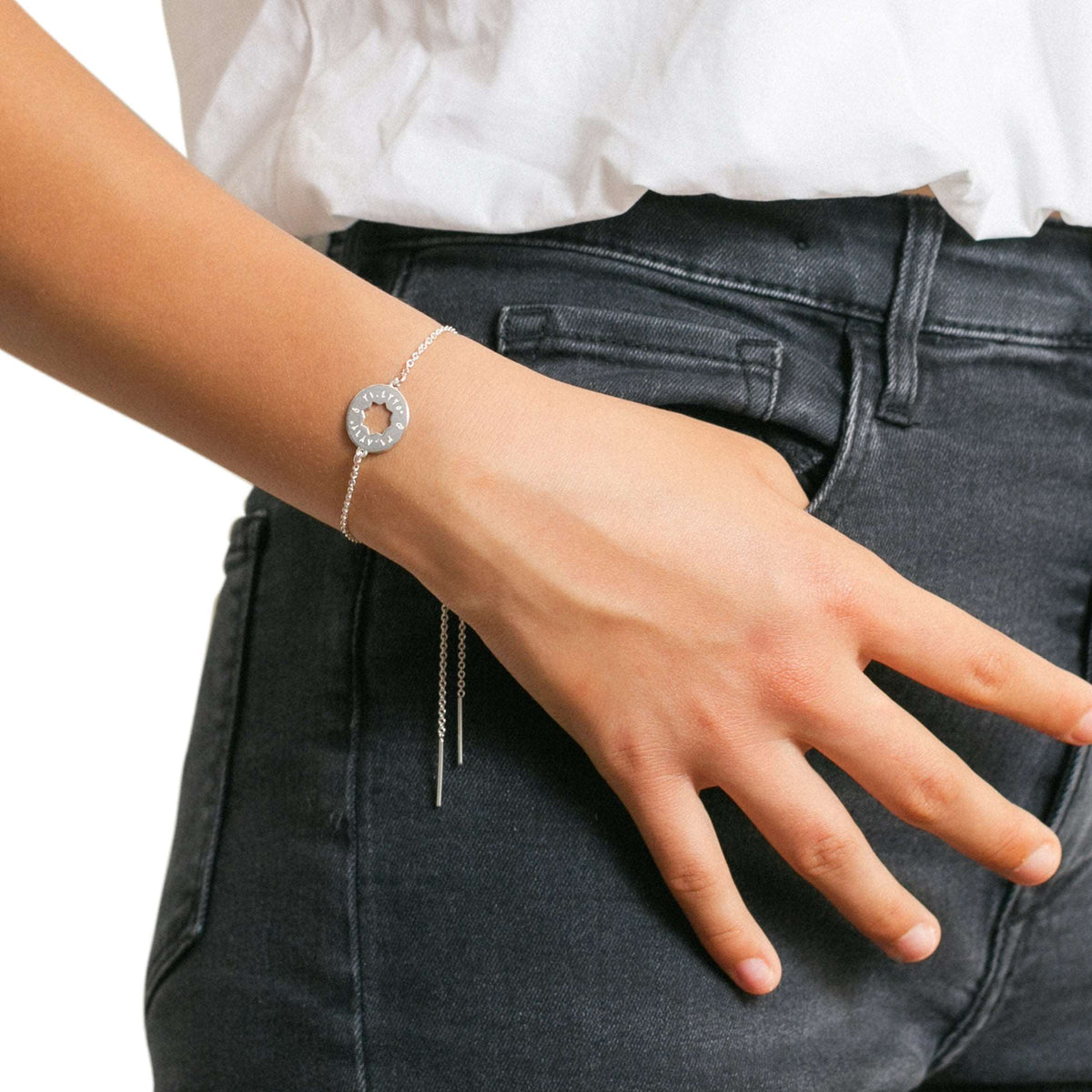 Kids Iman Signature Star Disc Adjustable Bracelet