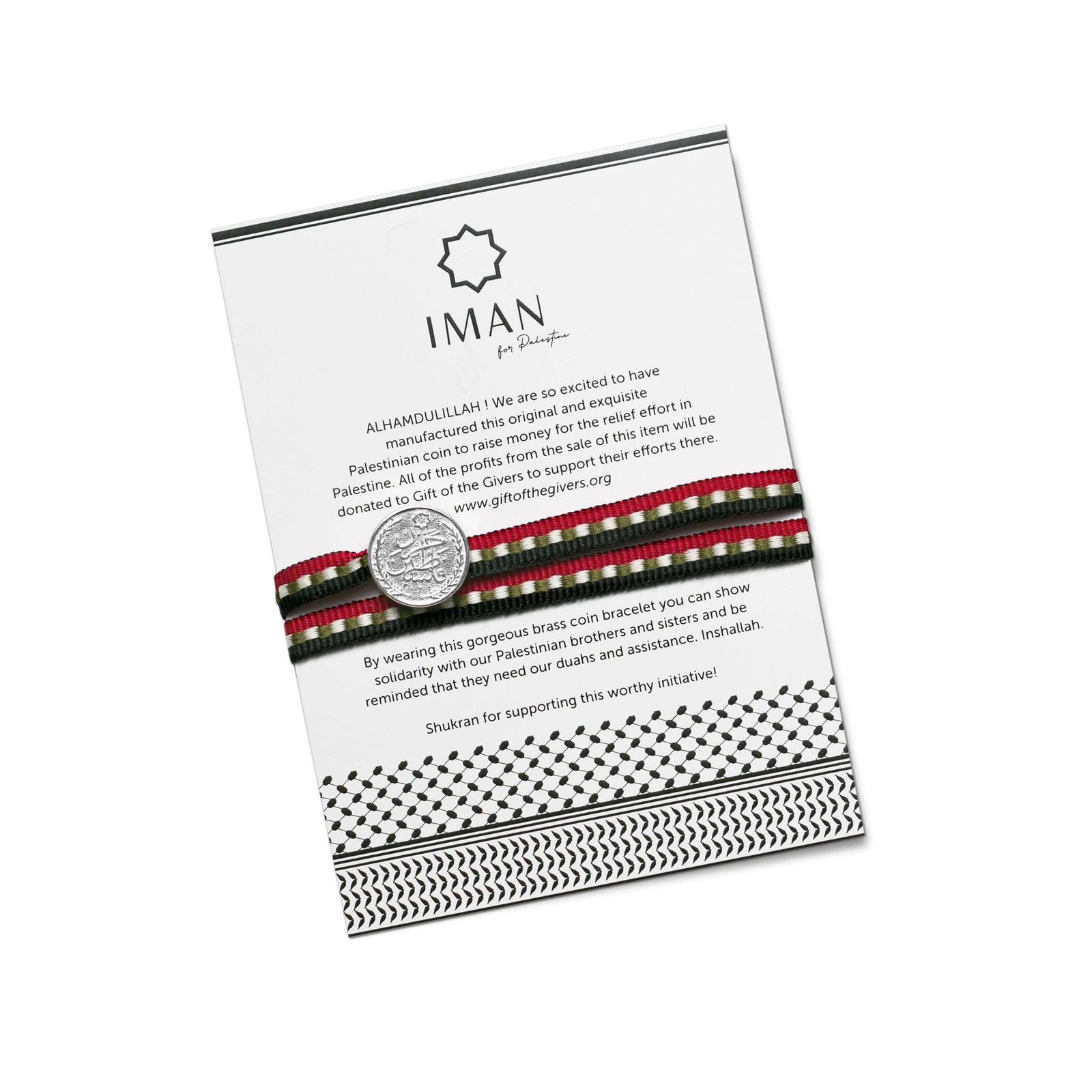 Palestinian Bracelet -order for the 24/11