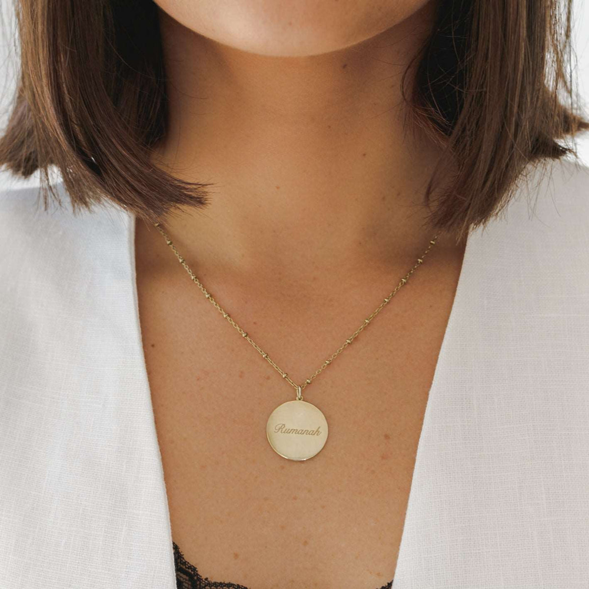 Bespoke Kabir Dhikr Disc Necklace