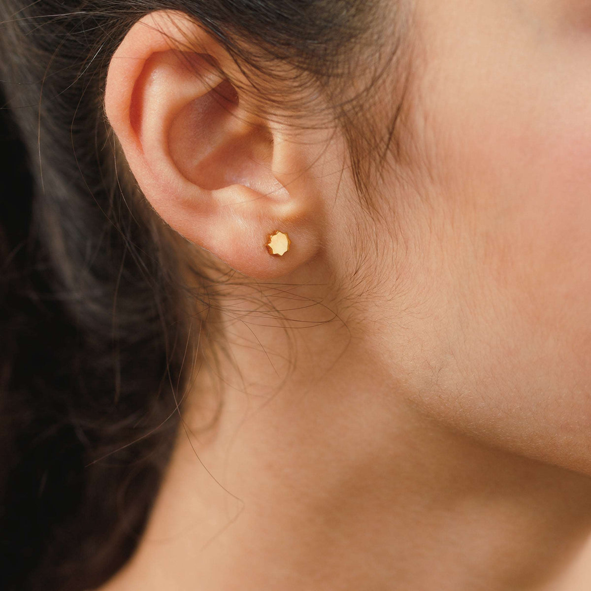 Kids Saghir Signature Star Studs