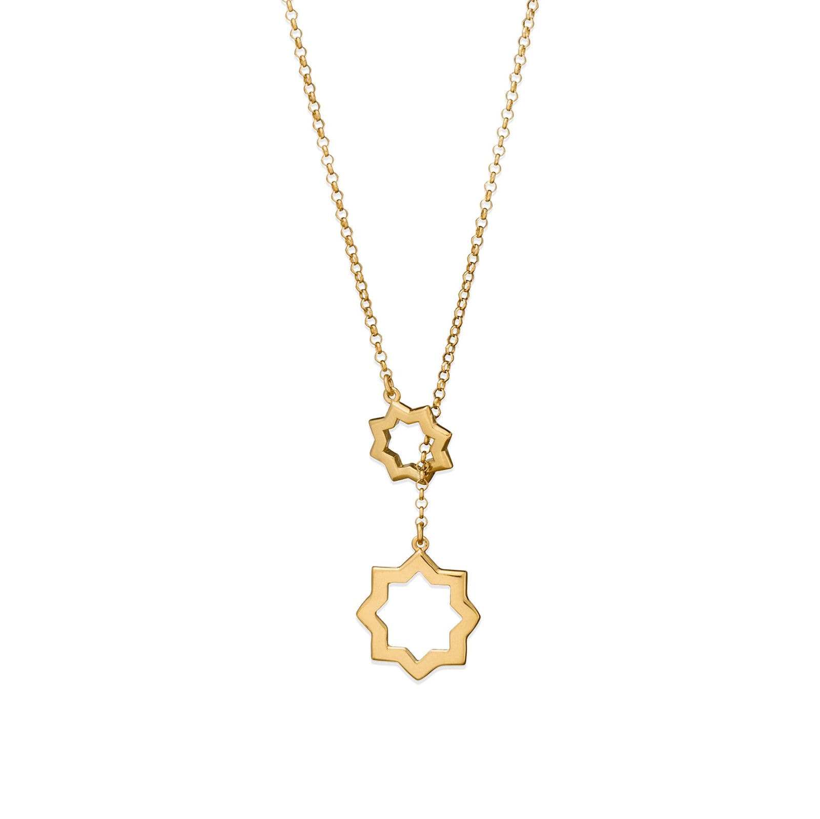 Iman Signature Star Lariat Necklace