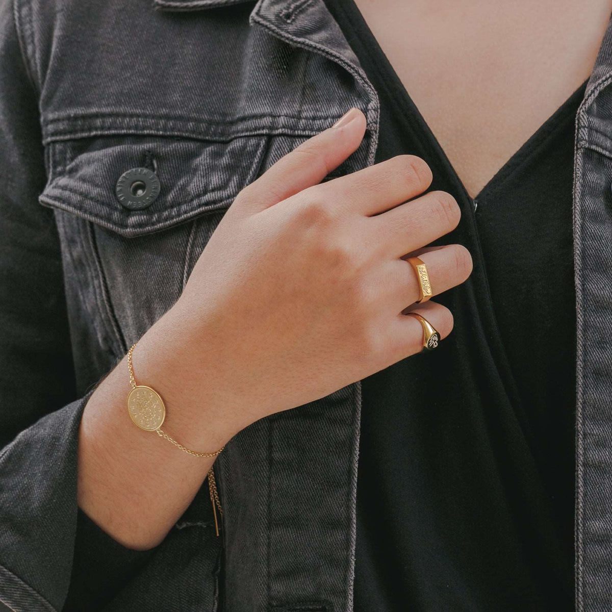 Ottoman Coin Adjustable Bracelet