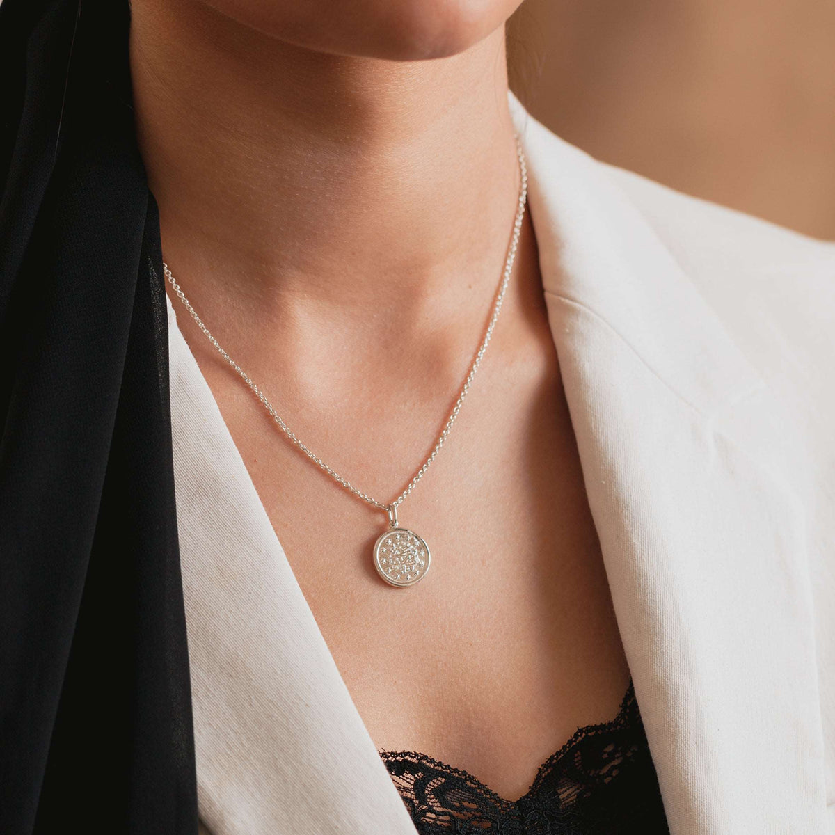 Saghir Ottoman Coin Adjustable Necklace