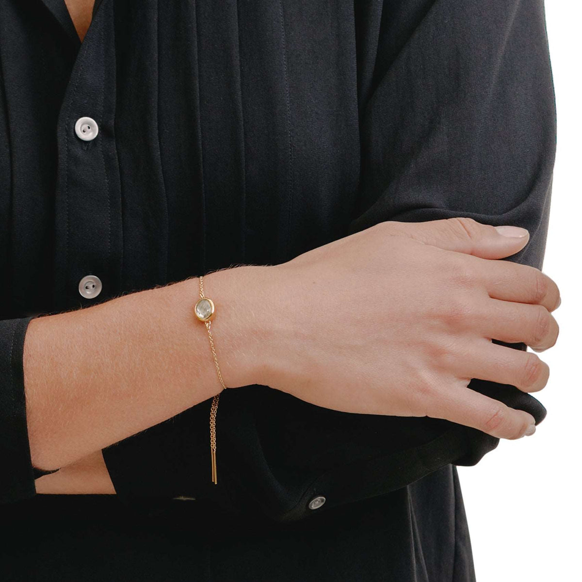 Classic Gemstone Adjustable Bracelet