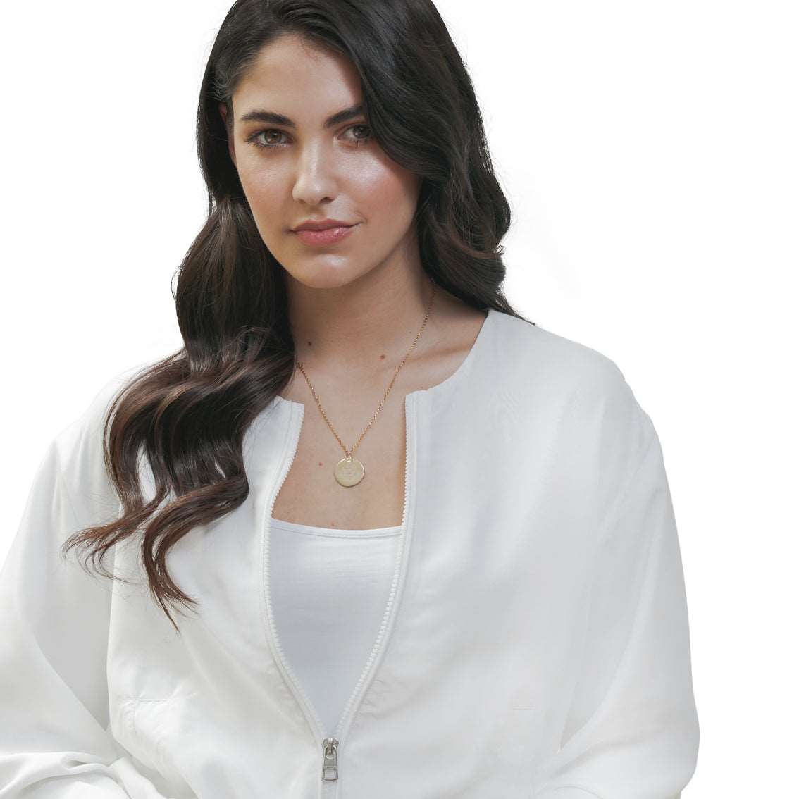 Iman Gold Kabir Dhikr Disc Necklace