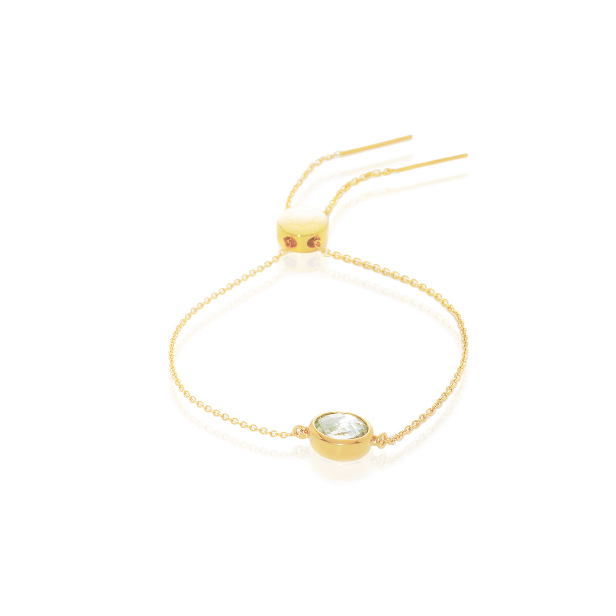 Classic Gemstone Adjustable Bracelet