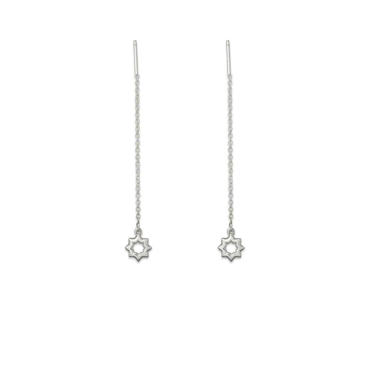 Signature Star Silhouette Chain Earrings