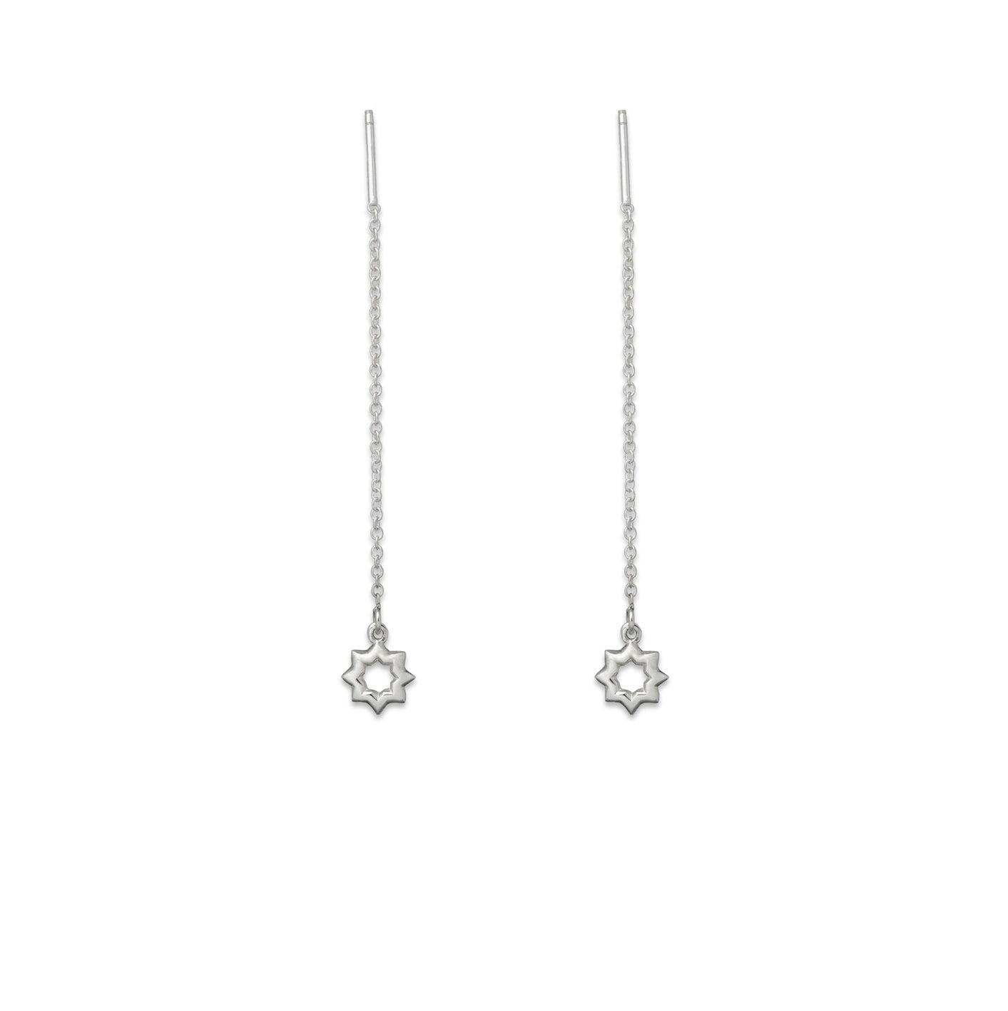 Signature Star Silhouette Chain Earrings