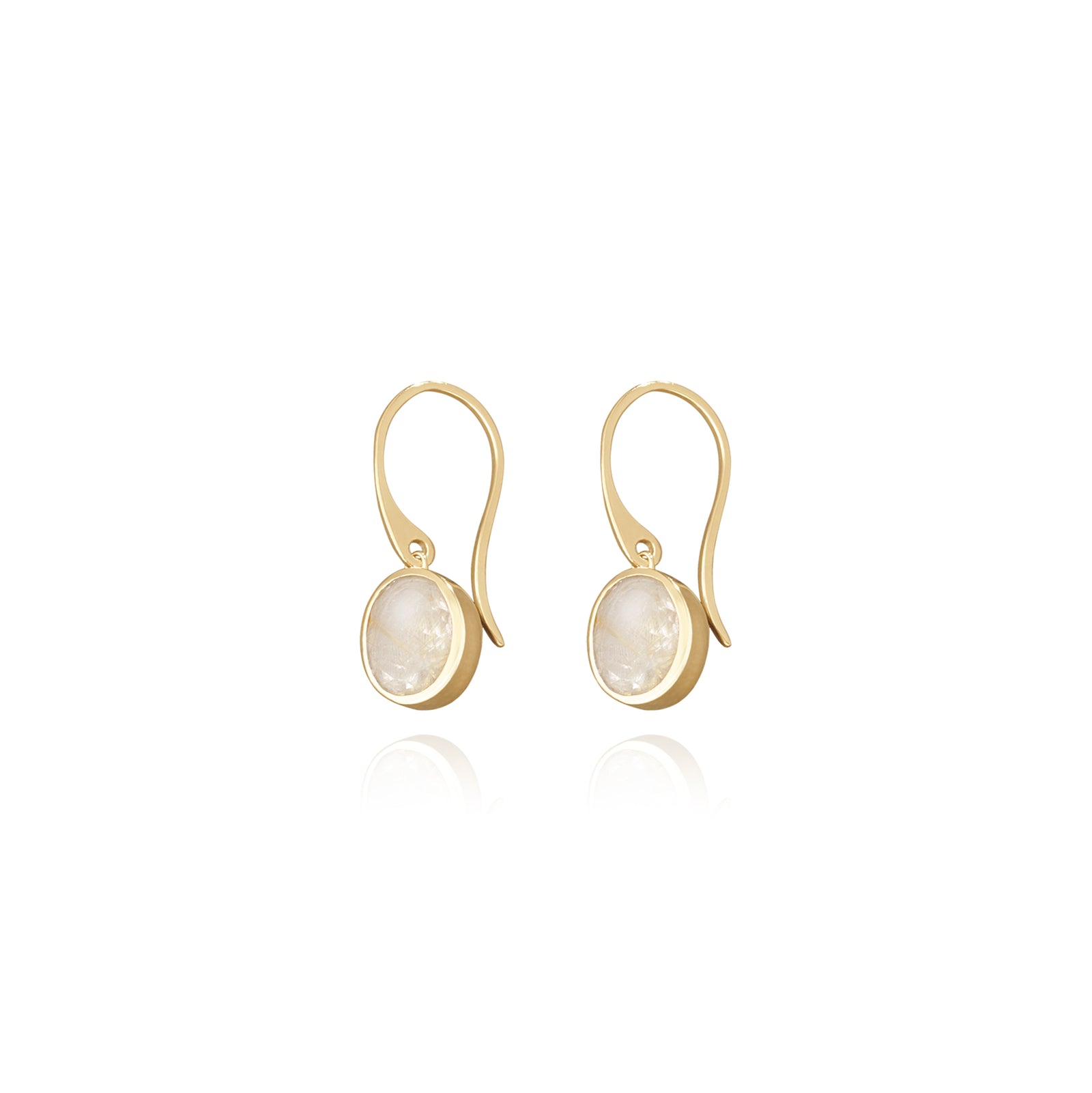 Gemstone Drop Earrings