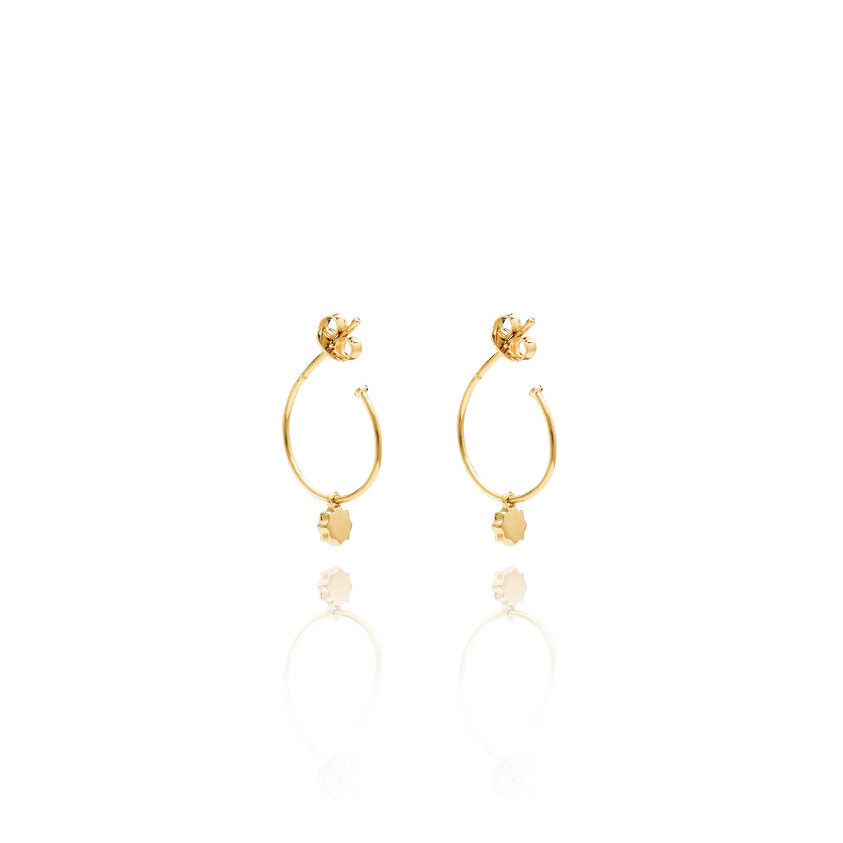 Iman Saghir Star Hoop Earrings