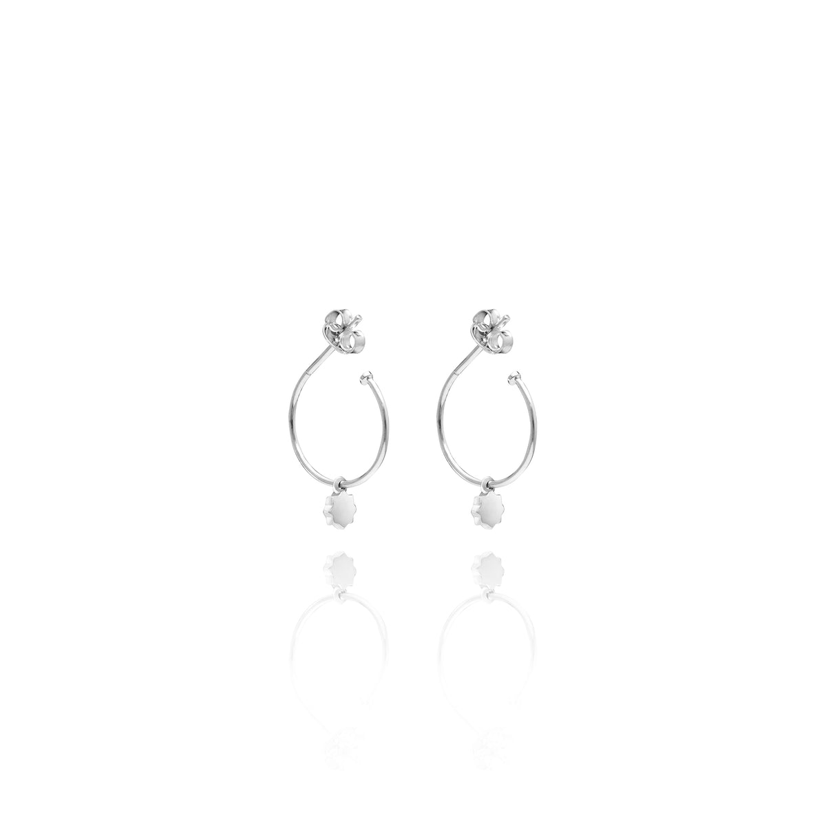 Iman Saghir Star Hoop Earrings