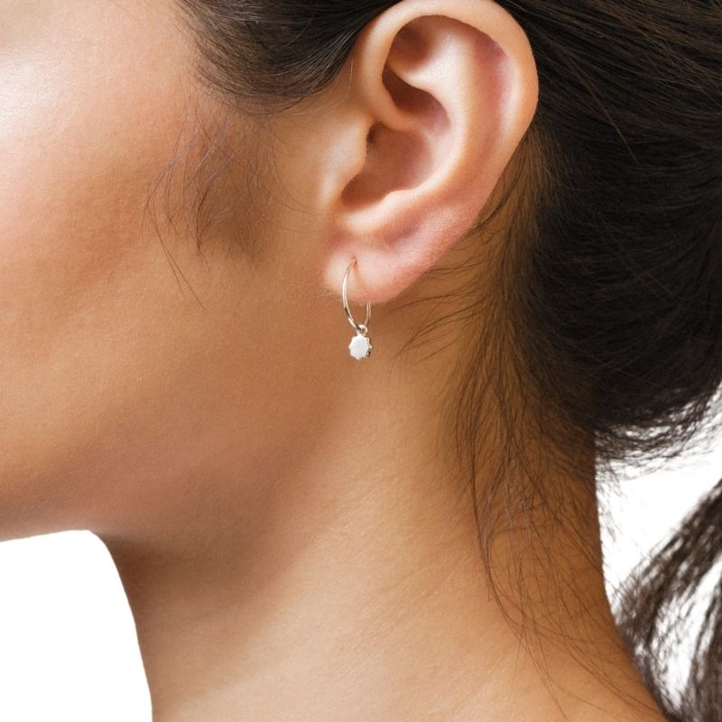 Iman Saghir Star Hoop Earrings