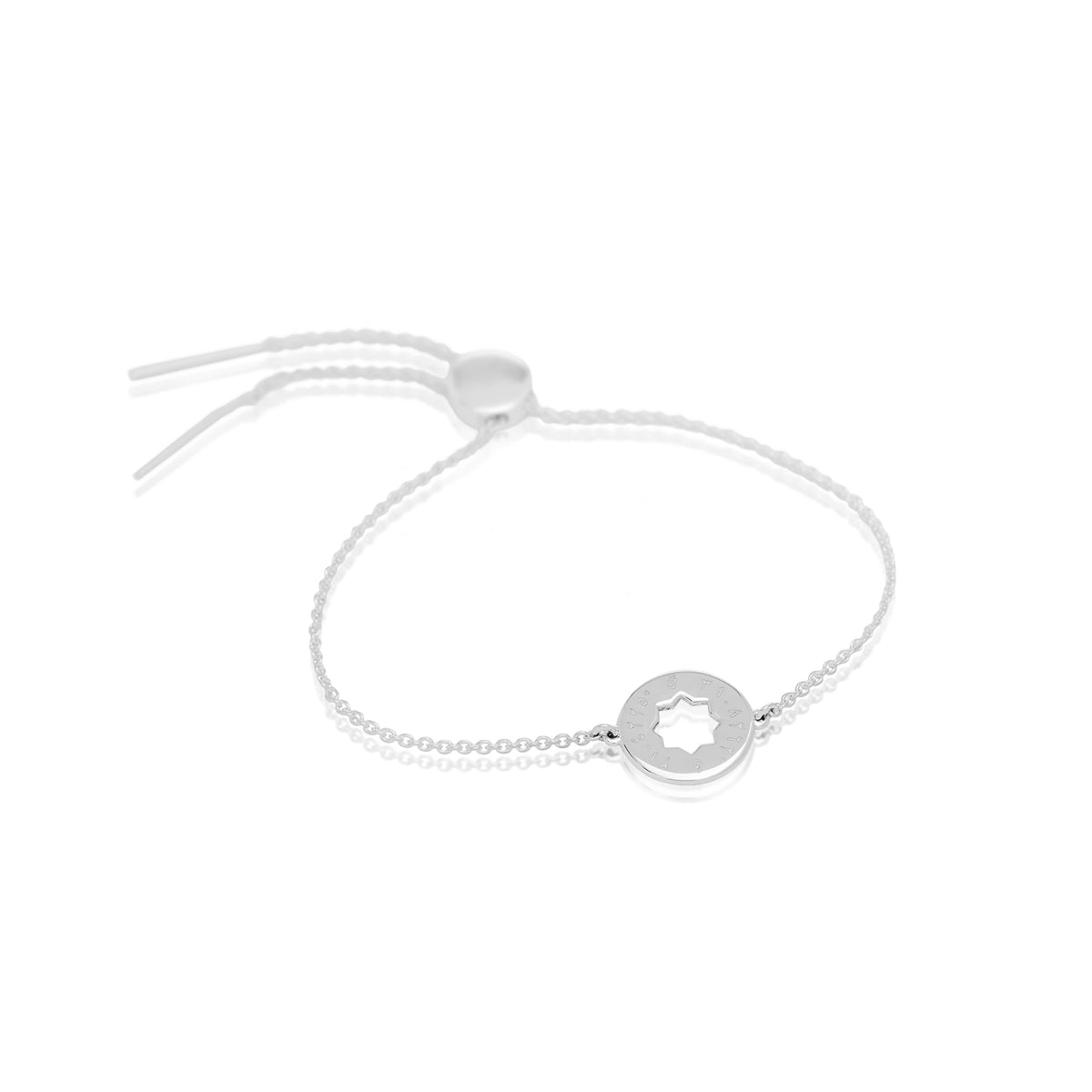 Signature Star Disc Adjustable Bracelet