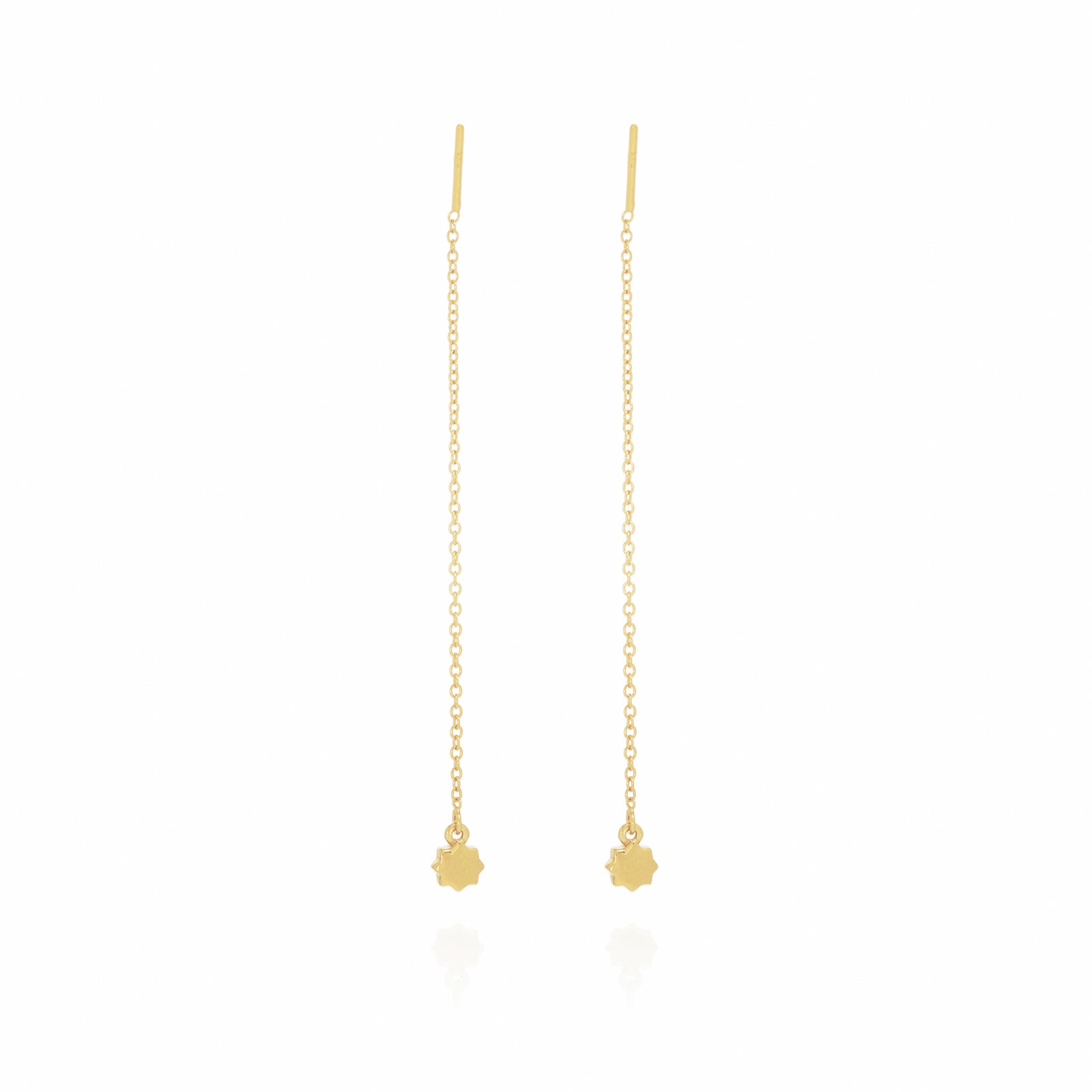 Kids Saghir Signature Star Chain Earrings
