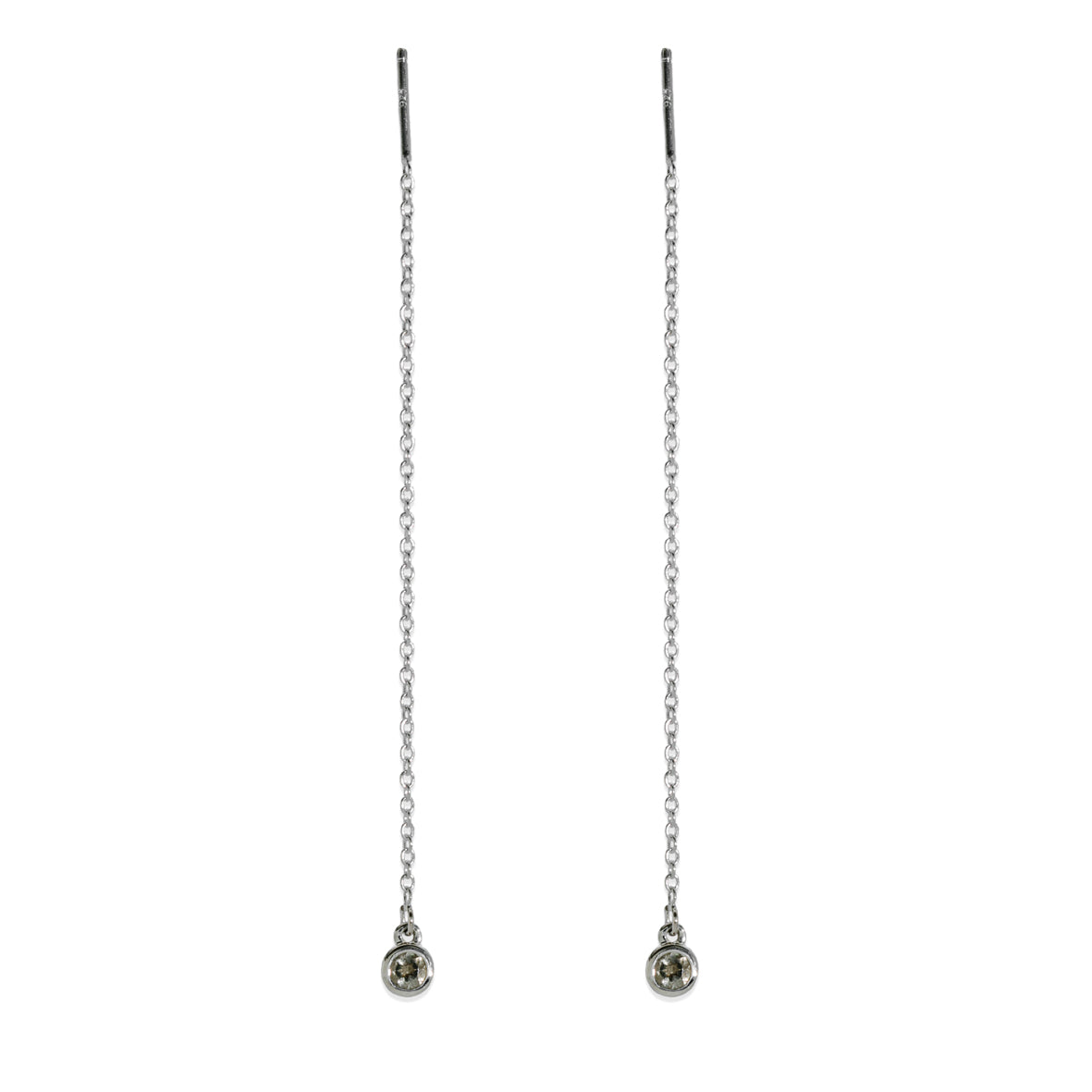 Stone Chain Earrings