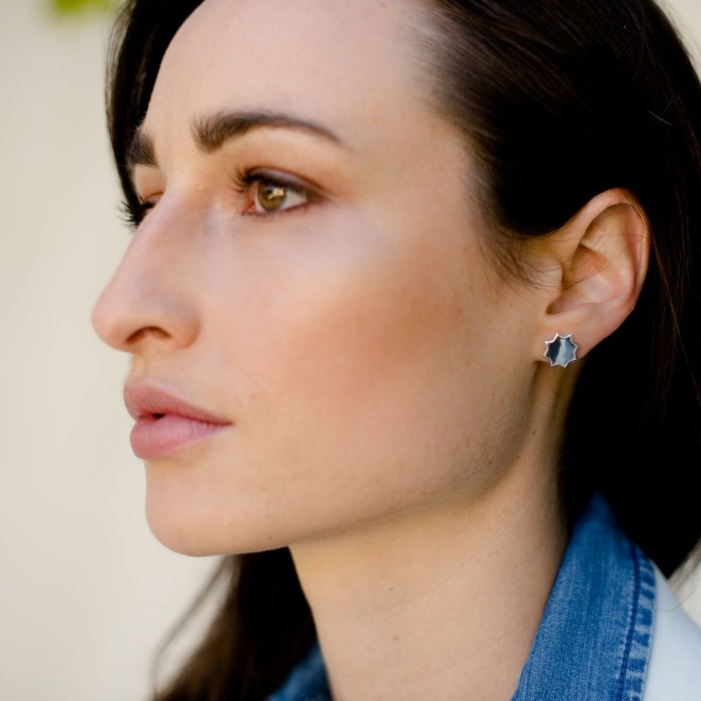 Iman Signature Star Studs