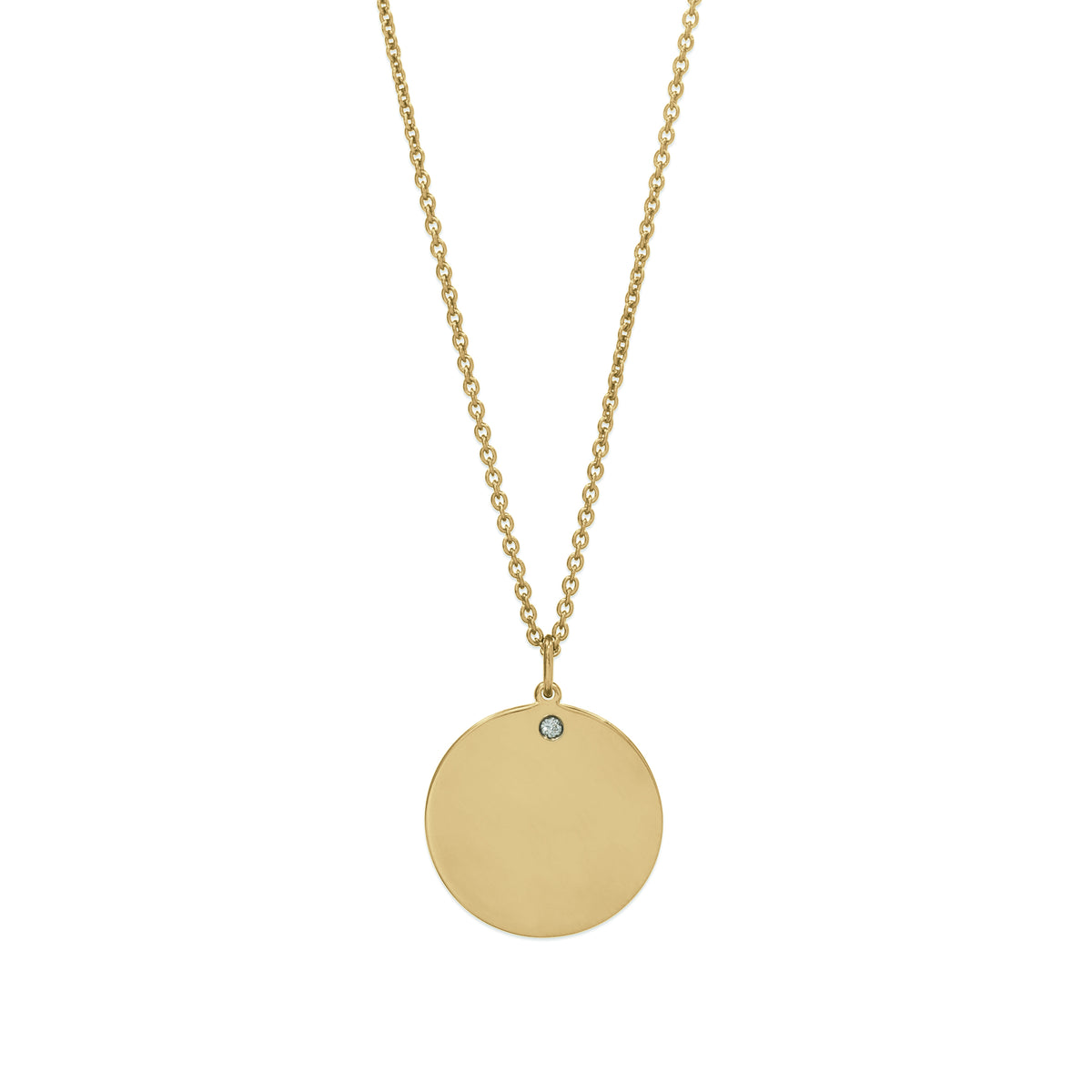 Iman Gold Kabir Dhikr Disc Necklace